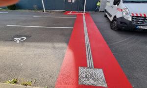 marquage sol parking